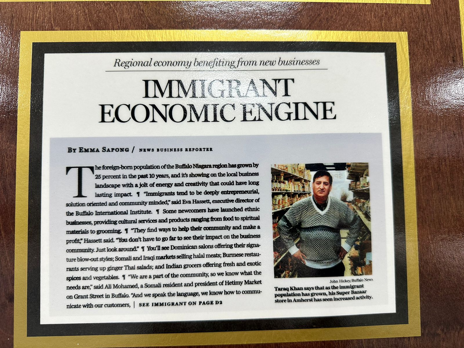 Buffalo News Feature
